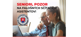 seniori - falošní asistenti sčítania web